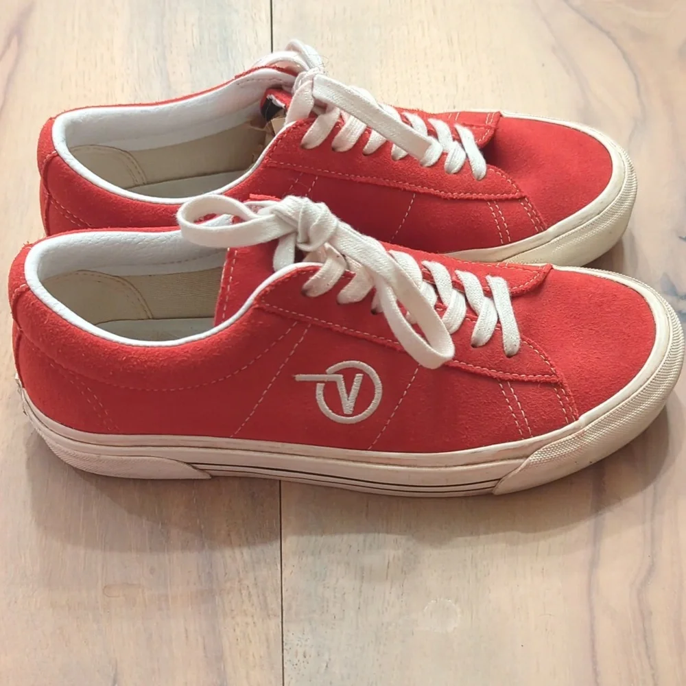 Vans suede lace sneakers RED - Picture 2 of 7